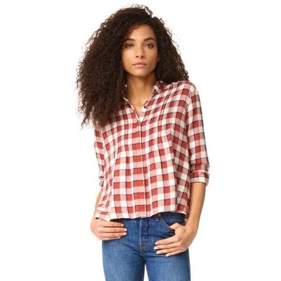 CURRENT/ELLIOTT The Lucy Tuck Blouse - Picture 5 of 16